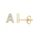 Initial Earring 1pc | Gold