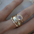 Lily - Vintage Gold Ring Set